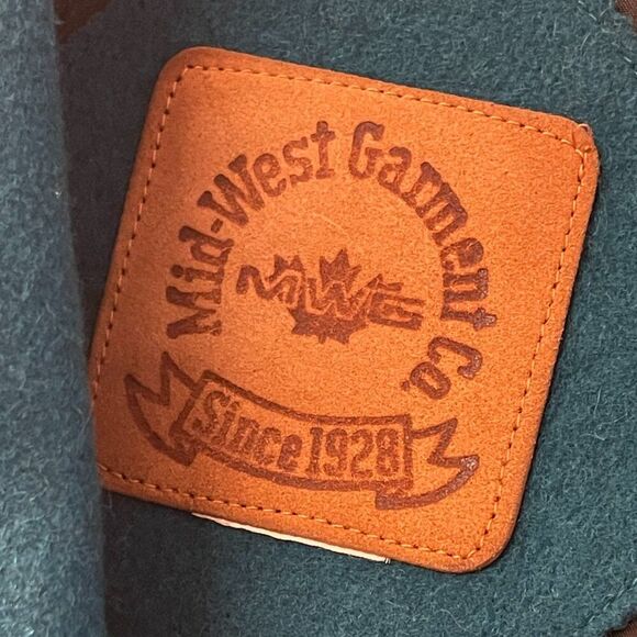 Vintage 80s Turquoise Western Cropped Wool Blazer Jacket – Mid-West Garment Co. - Picture 6 of 9